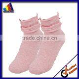 Solid Color Cable Knit Boot Socks With Lace thumbnail-6