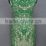 High Quality Ladies Sleeveless Fashion Lace Evening Party Dress thumbnail-2