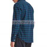 Mens Organic Custom Cotton Plaid Slim Fit Business Shirt thumbnail-4