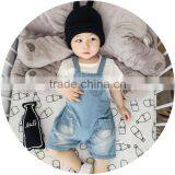 S17057A Summer Cotton Baby Kids Overalls Casual Boys Shorts thumbnail-3