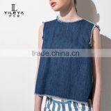 Denim Vest Women,girls Denim Vest Factory thumbnail-1
