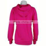 Women Zip up Sweatshirt Hoodies Pink Jacket thumbnail-5