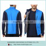 Warm Polyester Construction Chest Pocket Concealed Zipper Gym Vest thumbnail-3