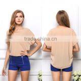 Chiffon Women Short Sleeve Blousesoffice Skirts and Blouses for Women thumbnail-5