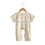 Wholesale Organic Baby Clothes 100% Organic Cotton Striped Romper Baby Clothing thumbnail-4