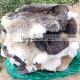 Big Piece Raw or Dyed Color Large Rabbit Fur Wholesale thumbnail-2