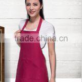 Custom Aprons Korean Solid Color Home Aprons Brown Advertising Apron Custom Printed LOGO thumbnail-1