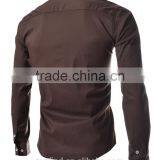 Best Price Korean Style Fashion New Model Slim Fit Casual Shirt for Men thumbnail-6