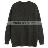 Casual Pure Color Cashmere Pullover Thick Loose Top Brand Sweaters for Wholesale thumbnail-3