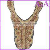 Rice White Small Wave Water Soluble Lace Trim Embroidered Crochet Lace Collar thumbnail-2