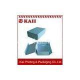 Folding Paper Packaging Box / Blue Gift Boxes / Coardboard Paper Box With 30X20x5CM Size Or Customiz