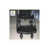 Black Plastic Baby Buggy Board , Universal Buggy Board With Suspension