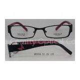 Metal Optical Black Rectangular Eyeglass Frames For Women With Butterfly Pattern thumbnail-1