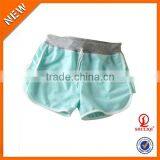 Wholesale Fitness Muticolored Women Yoga Shorts 100% Cotton Plain Gym Shorts thumbnail-3