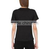 New Womens Cotton Silk Screen Printed T-Shirt Customize Ladies O Neck Short Sleeve Printed T Shirts thumbnail-4