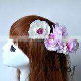 Wedding Flower Circlet, Flower Wreath, Flower Hairband, Bridal Headband, Bridal thumbnail-1