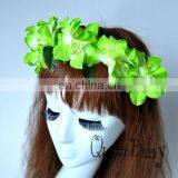 Wedding Flower Circlet, Flower Wreath, Flower Hairband thumbnail-1