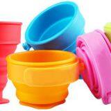 Silicone Folding Cup Bowl Set Telescopic Outdoor Tool Collapsible Machine thumbnail-5