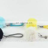 Customized Design OEM/ODM Wholesale Faux Fur Pom Poms Www Pom Com Keychain Girls' Bag Accessory Car Pendant thumbnail-5