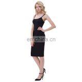 Grace Karin Womens Solid Color High Stretchy Hips-Wrapped Vintage Retro Black Pencil Skirt CL010454-1 thumbnail-4