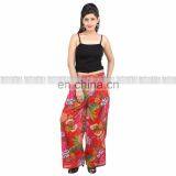 Women Wear Loose Beach Boho Trousers Wide Leg Summer Seasonable Long Palazzo Unisex Yoga Cotton Pants