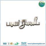 metal labels for leather handbag,metal tag for garment,zinc alloy metal clothing label