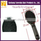 Alibaba express Fast delivery plastic black color hair extension brush /loop hair brush for hair extension /hair thread brush