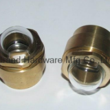 Domed Shaped Quality Peep Sites Cooling System Brass Sight Glass Gauge thumbnail-2