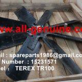 TEREX 15231571 FAN BLADE TR100 TR70 TR60 TR70 MT4400AC OFF HIGHWAY RIGID DUMP TRUCK MINING HAULER TRANSMISSION thumbnail-1