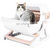 Waterproof Eco-friendly Semi-automatic Pet Cat Litter Box Cat Toilet thumbnail-3
