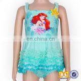 Baby Double Side One Piece Ruffle Swimsuit Kids Swimwear Beach Bathing Suit thumbnail-6