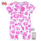 2019 New Summer Newborn Baby Boys Short Sleeves Overalls Clothes With Zipper Cotton Rompers Baby Clothes Over 40styles thumbnail-7