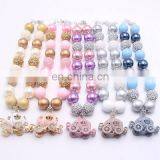 Halloween Kid Chunky Necklace With Pumpkin Carriage Girl Candy Bubble Beads Necklace thumbnail-1