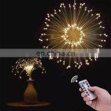 Led Fairy Garland Twinkle Light Festival Hanging Firework Starburst Remote String Lights Christmas Wedding Outdoor Decor thumbnail-2