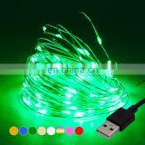 LED String Lights 10M USB Waterproof Copper Wire Fairy Twinkle Lights For Christmas Holiday Decoration thumbnail-4
