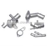 Free Shipping! Aluminium Engine Cooling Coolant Flange Hose Kit For VW Golf Jetta Audi A3 TT thumbnail-1