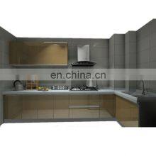 Malaysia Hot Sell Inexpensive Wood Veneer Kitchen Cabinet thumbnail-3