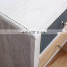 Simple Modern Colorful Wood Chest of Drawers Assembled Living Room Cabinet thumbnail-4