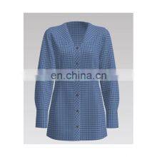 HOT SALE 2022 Fashion Check 100% Cotton High Density Yarn Dyed Fabric for Shirt thumbnail-4