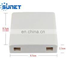 FTTH Mini Optical Terminal Box Plastic 86 Face Box Wall Outlet Fiber Optic Distribution Box thumbnail-5