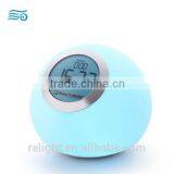 Color Changing LED Night Light With Clock Display Stand and Alarm Clock Function thumbnail-3