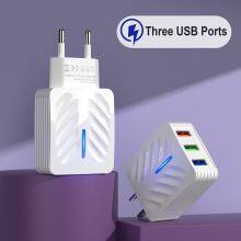 2022 Quick Charger 2A USB Charger Mobile Phone Wall Charger US EU Plug Adapter for Mobile Phone thumbnail-4