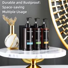 Wall Mount 300ml Shampoo Shower Gel Hand Wash body wash manual type Liquid Soap dispenser bottle for kitchen bathroom