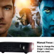 China Factory Cheap hd Digital 1080p Dlp Christmas Cinema Projector Best Quality thumbnail-5