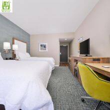 Modern Bedroom Furniture Storage Double Bed With USB Interface and Fabric Headboard Wooden Beds thumbnail-1