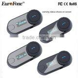 BT Intercom 800M FDC-02SC W/LCD Screen Bluetooth Wireless Motorcycle Motorbike Interphone thumbnail-4