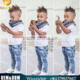 2016 Hot Sale Baby Boy Clothes Set 3pcs Summer Handsome Boy Clothing Set thumbnail-1