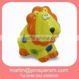 Lovely Ceramic Coin Bank Lion Shape