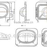 Seoul P9 Silicon Streetlight Lens With Holders DK24-153*75-TP-I-S thumbnail-2