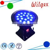 DMX 4IN1 RGBW color changing wireless led wall wash light
